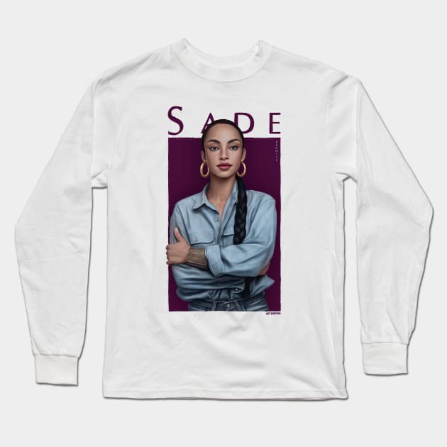 Sade Long Sleeve T-Shirt by Art Simpson